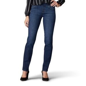 Lee Slim Fit Sculpting Slim Leg Pull On Jean  - Mid Rise - Landslide - 6 Medium
